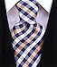 Scott Allan Mens Gingham Plaid Necktie