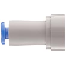 SMC KDM Series Polybutylene Terephthalate Rectangular Socket Side Multi-Connector, 4mm Tube OD
