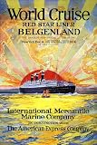 610z5PJQNxL. SL160  World Cruise Red Star Liner J.F. Butler Vintage Poster Reproduction 24x36