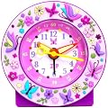 Baby Watch - R�veil enfant - Fille - papillon - Avec m�thode d'apprentissage
