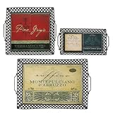 Tuscan Wine Wire Trays Set of 3