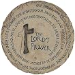 The Lords Prayer Stepping Stone/Plaque with Wrought Iron Easel Stand