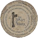 The Lords Prayer Stepping Stone/Plaque with Wrought Iron Easel Stand