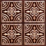 205 Faux Tin Ceiling Tile Glue up (24x24)-Antique Copper