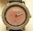 JoJino ByTechno Swiss Solid Platinum Plated Stainless Steel Genuine Diamond Bling Watch