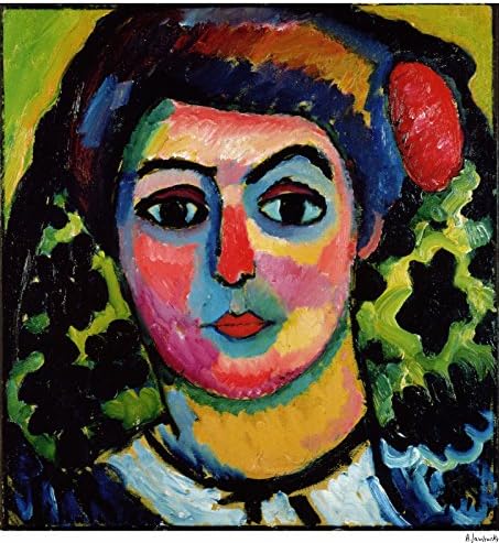 Jawlensky Alexej V, titulo: Lola, LITHOGRAPHY TECNIQUE 38X28 cmts . PAPER BFK France (WATERMARK) edition 100
