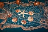 Fishing Net 6 X 9 Ft Fish Net Netting Shells Starfish Floats Decorative Nautical Decor Display