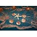 Fishing Net,6 X 10 Fish Netting Shells and Starfish,floats