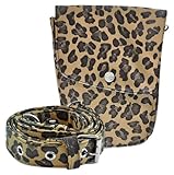 Roo Beauty The Snap Leopard Hairdressing Pouch