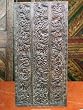 Antique Kama Sutra Indian Art Furniture Wood Hand Carved Home Interior Door Panel 72 Inch