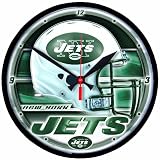 NFL New York Jets Helmet Style Round Clock