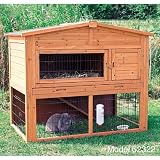 Trixie Natura Two Story Rabbit Hutch with Enclosure