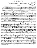 Bach, J.S. Book II: Prelude and Fugue No. 2: Instantly download and print sheet music