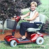 `Companion II Electric Scooter 4-Wheel Sahara 350 lb. weight capacity * Full-size scooter offering