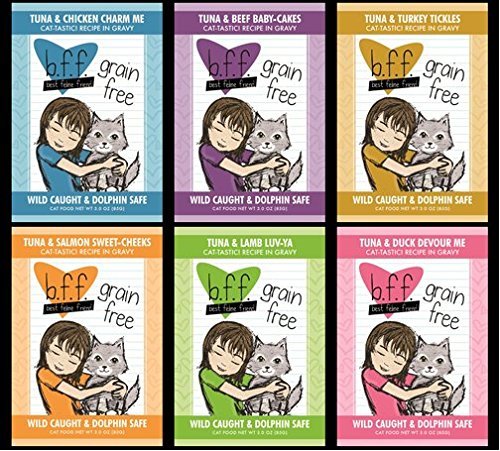 Weruva Best Feline Friend (BFF) Pouch Variety Pack Cat Food, (24, 3oz pouches)