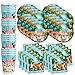 Puppy Dog Party Pups Birthday Party Supplies Set Plates Napkins Cups Kit for 16 by Birthday Galore