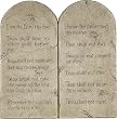 Ten Commandments Relief - Small
