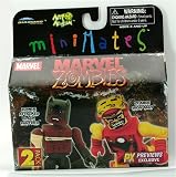  : Marvel Zombies Minimates PX Previews Exclusive 2Pk Collectible Figures - Black Panther Vs. Iron Man