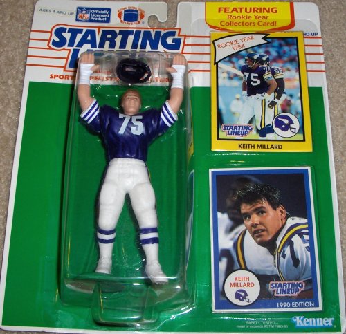 Childrens Toyshop  Toys : Keith Millard 1990 NFL Starting Lineup
