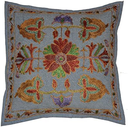 Indian Ethnic Pillow Cushion Cover with Embroidery Work