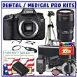 Canon EOS 7D 18MP SLR Digital Camera + Canon EF 100mm f/2.8L IS USM 1-to-1 Macro Lens + Canon MR-14EX Macro Ring Lite + 16GB CF + Tripod + Hard Case + Remote Shutter Release + Combined 10-Year Digital SLR & Lens Warranty + Willoughby's Dental/Medical Accessory Package