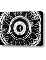 1939 Mercedes-Benz 540K Special Roadster Wheel Rim Emblem Canvas Print / Canvas Art - Artist Jill...