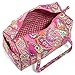 Vera Bradley Womens Large Duffel Pink Swirls Duffel Bag