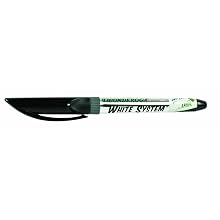 Ticonderoga White System Dry Erase Markers, Fine Tip, Black, One Dozen (93007)