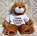 Plush Stuffed Tiger Toy with I Hate Pound Cake