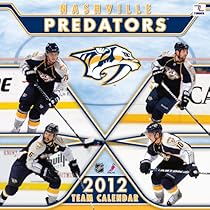 2012 NASHVILLE PREDATORS 12X12 WALL CALENDAR