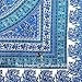 Jaipur Handloom Blue Paisley Hippie Mandala Tapestry Wall Hanging Mandala Wall Tapestries Dorm Decor Bohemian Bedspread Psychedelic Tapestry Ethnic Wall Decor Bed Cover Bedding