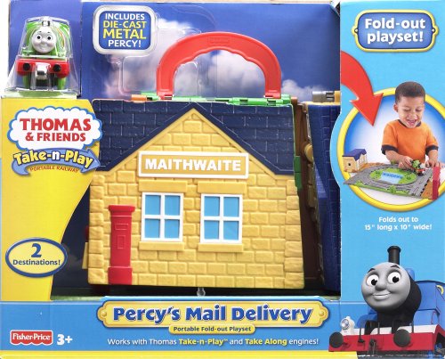 Imagen 2 de Fisher Price Thomas y sus amigos - Miniconjuntos, tren de correos Percy [versión en inglés]