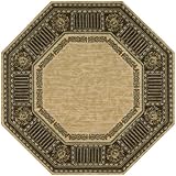 Nourison Vallencierre VA27-BGE 8'0x8'0 Area Rug Octagon Machine Made Wool Tan