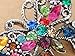 Alilang Silvery Tone Rainbow Multi Colored Rhinestone Butterfly Insect Bug Wings Brooch Pin
