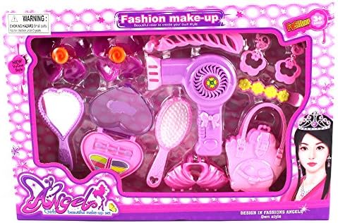 Fashion Beauty Angel Pretend Play Toy Fashion Beauty Play Set w/ Assorted Hair & Beauty Accessories