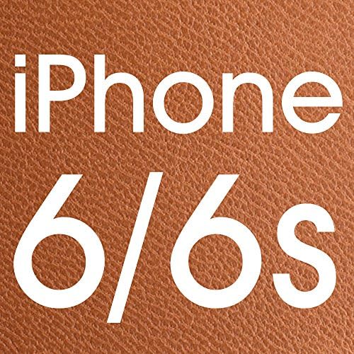 iPhone 6S leather Case, LBT Genuine Leather Stand Case Magnetic Smart Cover with Windows View for Apple iPhone 6/6sCompatible with IOS8 - 100% Handmade Folio Case Flip Phone Holder Protective Cover in Brown Lbt-IP6-12L21