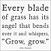 Every Blade Of Grass - Talmud Black and White Magnet