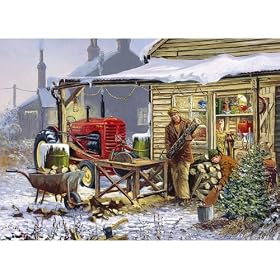 Gibsons Puzzle - "Keeping Out the Cold" 1000 piece jigsaw puzzle