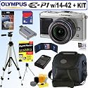 Olympus PEN E-P1 12.3 MP Micro Four Thirds Interchangeable Lens Digital Camera with Kit