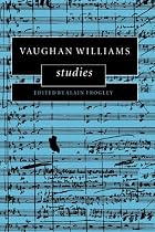 Vaughan Williams Studies (Cambridge Composer Studies)