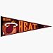 Basketball Pennants: NBA Miami Heat Pennant