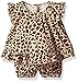 The Children's Place Baby Girls' Leopard Romper