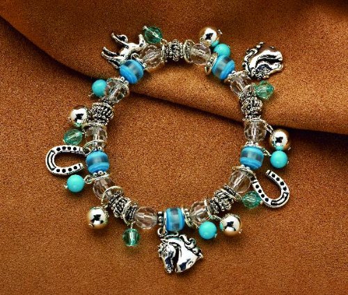Horse Charm Stretch Bracelet