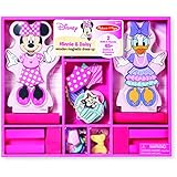 Minnie and Daisy Wooden Magnetic Dress-Up Play Set