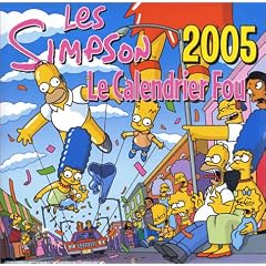 Calendrier Simpson 2005