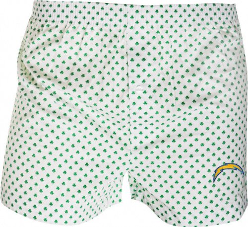 Buy San Diego Chargers Shamrock Boxer Shorts