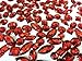 CraftbuddyUS 80 Red Faceted Acrylic Sew On, Stick on Diamante Crystal Rhinestone Gems