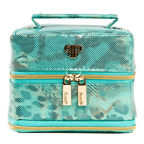 PurseN Tiara Small Weekender Jewelry Case (Metallic Turquoise)
