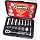 Grip-Tite Super Sockets- 17 Pc Metric Set, 3/8 Inch Drive