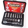 Grip-Tite Super Sockets- 17 Pc Metric Set, 3/8 Inch Drive